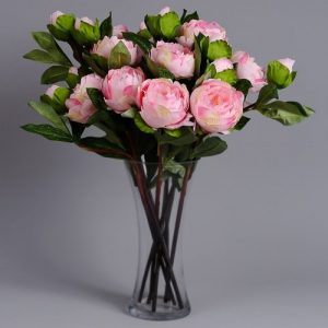 artificial flowers peonies