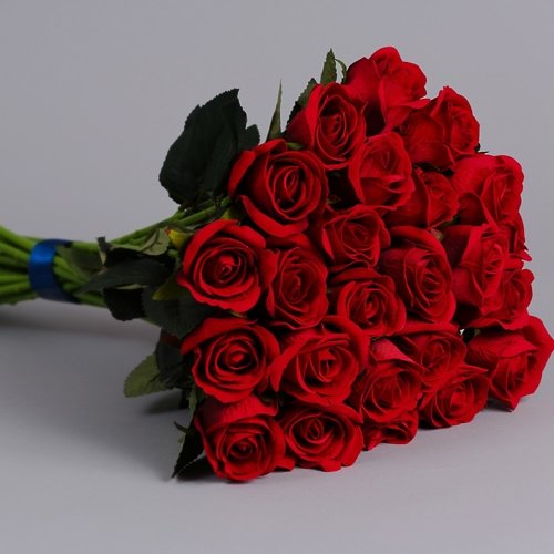 Artificial Red Roses silk flowers 9
