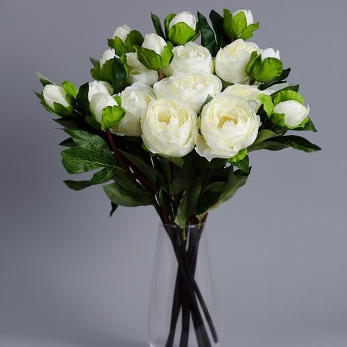 9 benefits of using artificial flowers 9 Artificial White Peonies 3 2 silk flowers