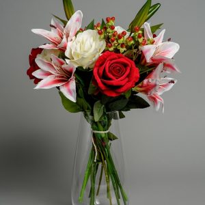 Artificial rose bouquet
