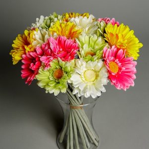 faux floral arrangements