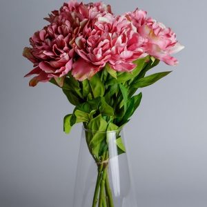 artificial pink peonies