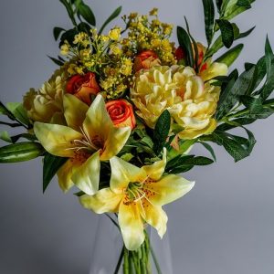 artificial flowers yellow