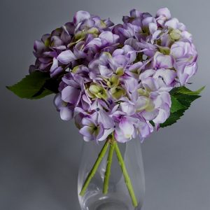 artificial hydrangea arrangement