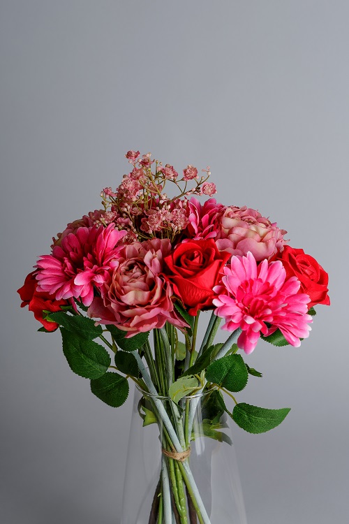 faux flower arrangements