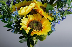 Bouquet of Artificial Friendship Sunflowers