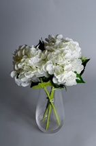 White hydrangea arrangement