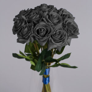 artificial grey roses
