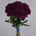 Artificial Halloween Flowers (Purple Roses)