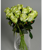 Artificial Halloween Flowers (Green Roses)