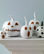 Halloween: Our 4 Favourite Ways to Decorate 3 Painted Halloween Pumpkins