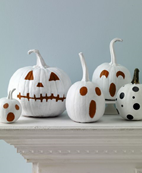 Painted Halloween Pumpkins