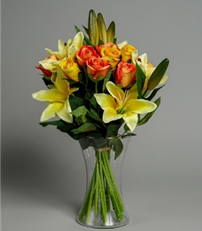 Artificial Yellow Flowers- Yellow Lilies