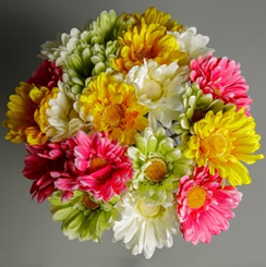 Artificial Yellow Flowers- Yellow Gerberas