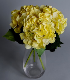 Artificial Yellow Flowers- Yellow Hydrangeas